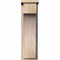 Ekena Millwork Huntington Smooth Corbel w/Backplate, Douglas Fir, 7 1/2"W x 10"D x 26"H COR08X10X26HUN01SDF - alternate 4